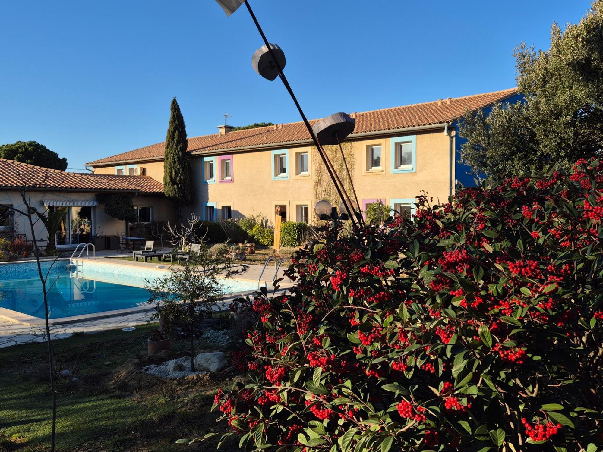 Bel Hotel Restaurant La Gentilhommiere Trèbes Dış mekan fotoğraf